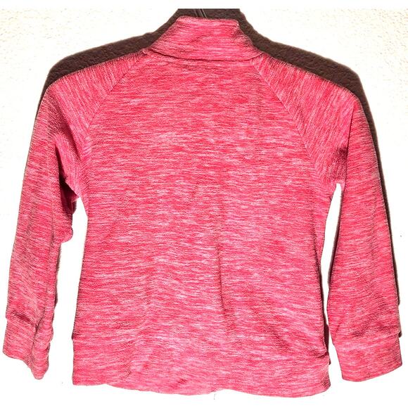Puma Heather Pink Fleece Sweatshirt Jacket (Girls 8-10) - Picture 6 of 9